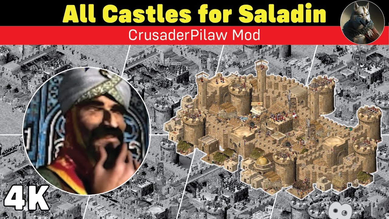 🐎🏰 Saladin ~ All Crusader Pilaw Castles | Stronghold crusader