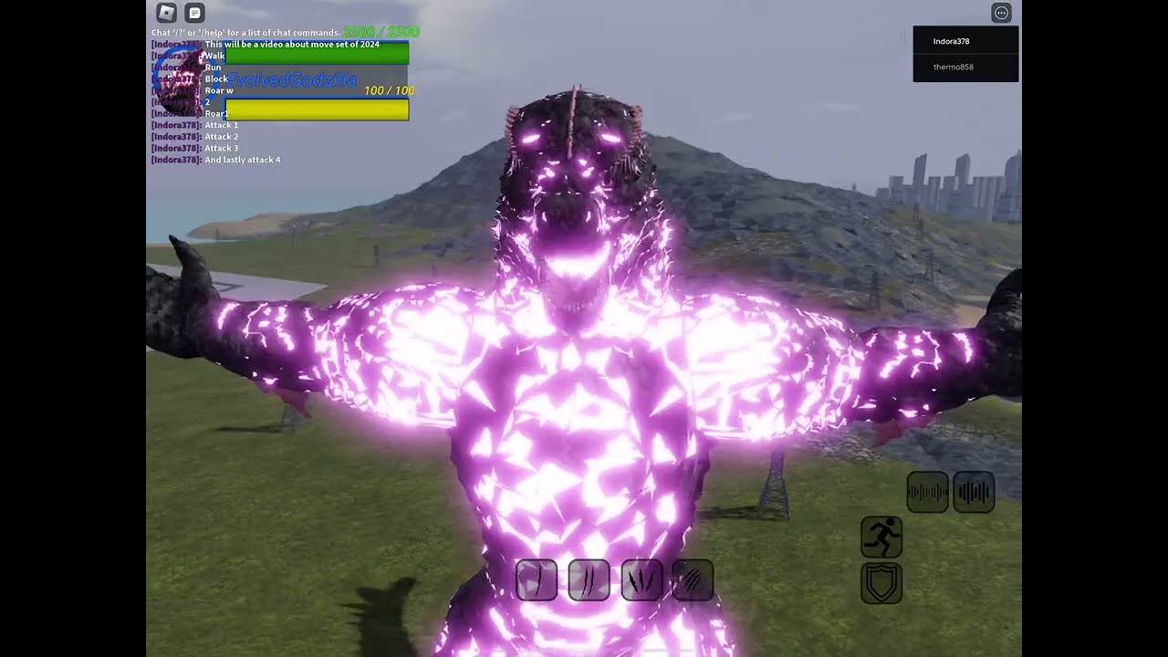 Age of titans evolved Godzilla move set