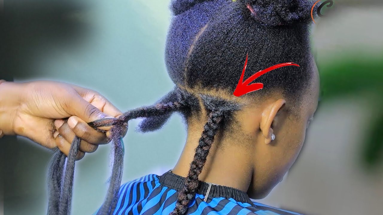 The Quickest Braiding Technique || 21Mins || Afro Kinky Braids ...