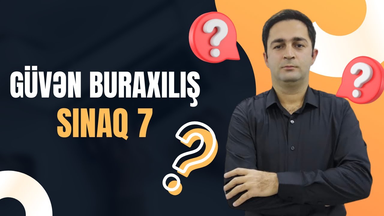 ▶️GÜVƏN BURAXILIŞ SINAQ 7 | #riyaziyyat #buraxilisimtahani #2023 #sertifikasiya #qəbulimtahanı