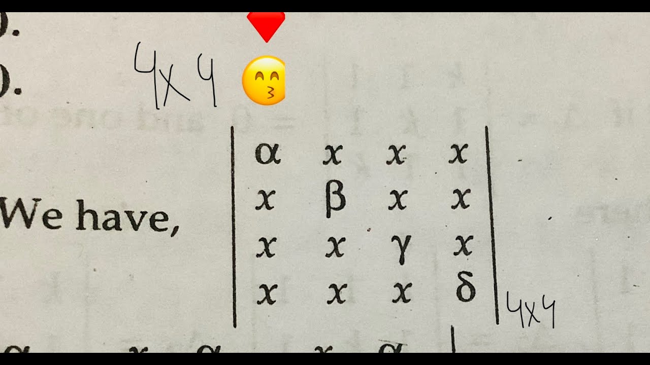 4x4 matrix class12 😀🗿 - YouTube