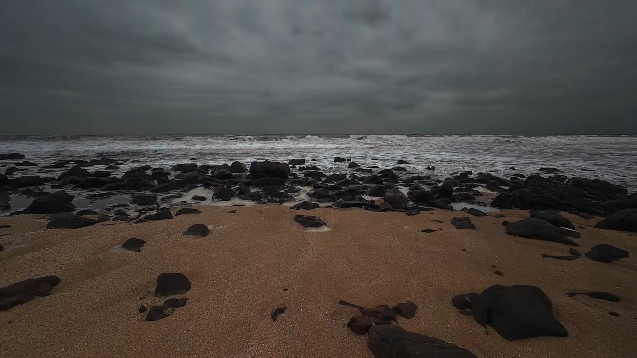 Морские волны для глубокой концентрации и учебы - Мощная атмосфера штормового моря (от 1 часа)