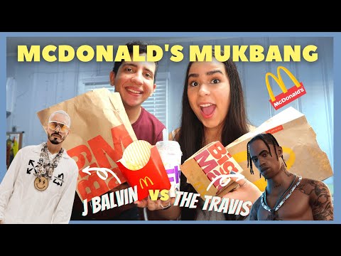 TRAVIS SCOTT VS J BALVIN MEAL AT MCDONALD'S