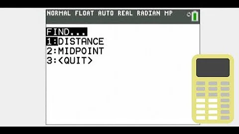 Distance Formula and Midpoint Solver Program TI-84 Plus