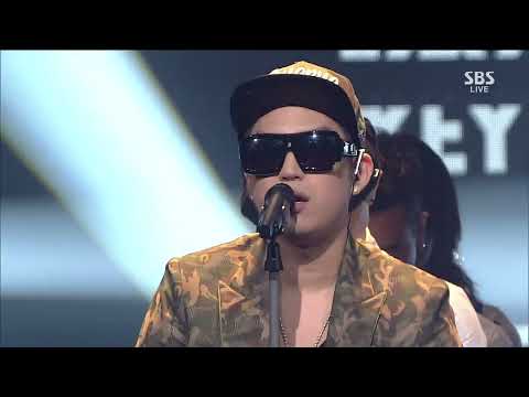 130825 Bumkey 범키 - 갖고놀래 Attraction (feat. San E)  SBS Inkigayo 인기가요