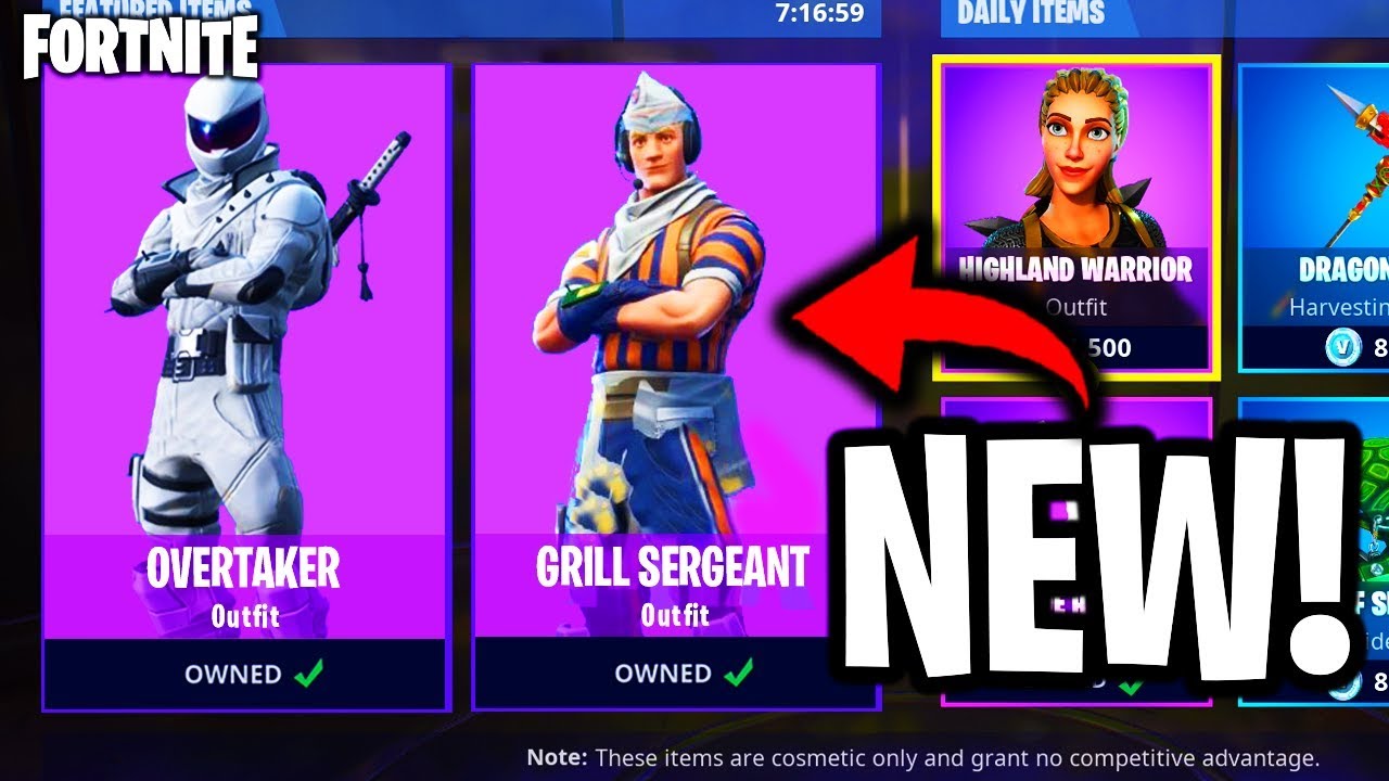 *NEW* FREE "GRILL SERGEANT" SKIN LEAKED ... (Fortnite ... - 1280 x 720 jpeg 147kB