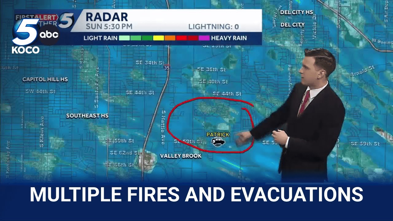 Oklahoma sees multiple fires across state amid Red Flag Warning - YouTube