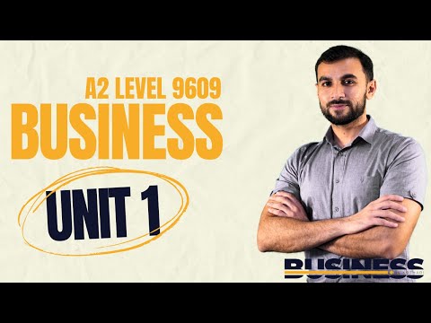 Business A2 Level Unit 1 Business & its Environment by Asad Kothari
