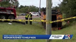 'It honestly broke my heart': Witness helps injured kids after Winter Haven bus crash