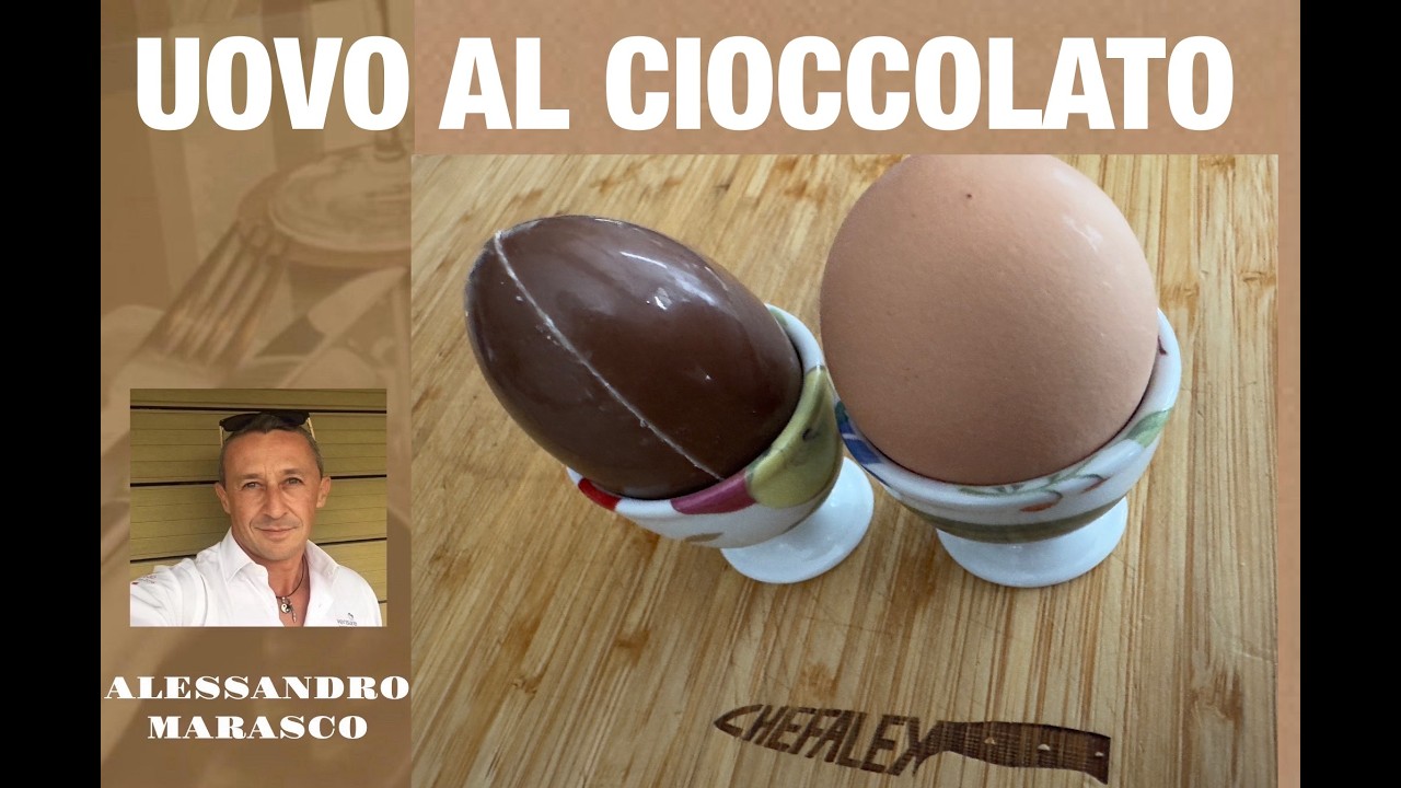 Uovo al cioccolato ricetta per bambini per Pasqua
