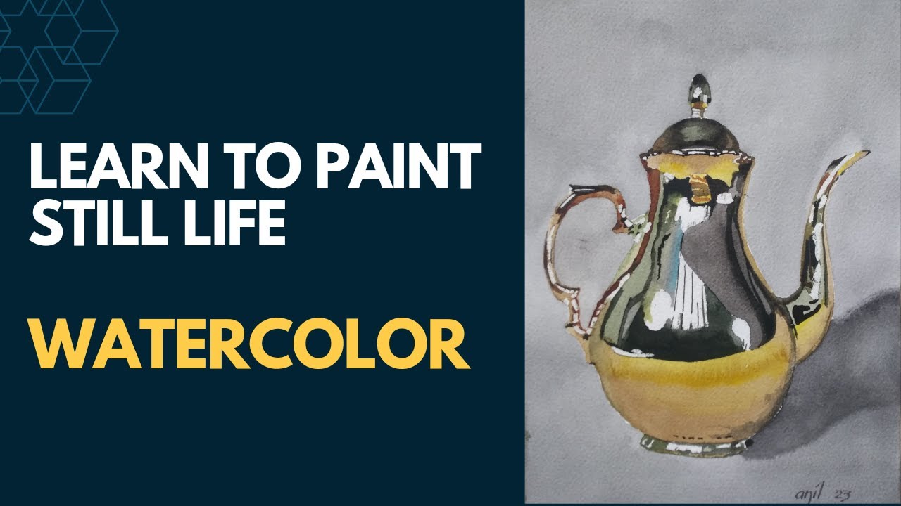Learn To Paint A Teapot Watercolor Painting Stilllife Painting learn-to-paint-a-teapot-watercolor-painting-stilllife-painting