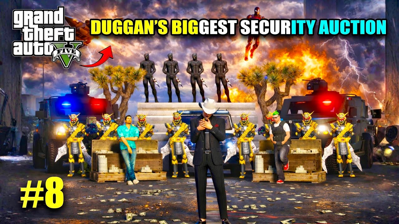 DUGGAN ATTACKED ON PRESIDENT'S MILLITARY BASE - GTA 5 CINEAMTIC GAMEPLAY