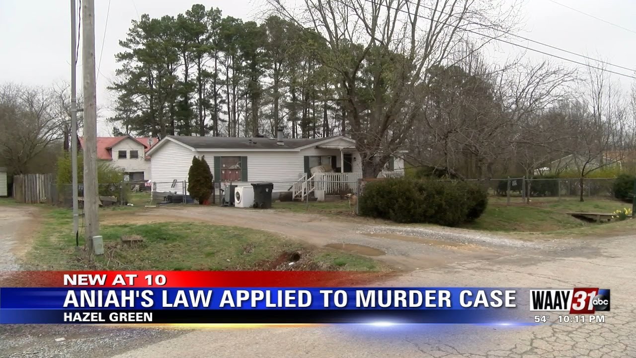 Aniah's Law Applied to Murder Case - YouTube