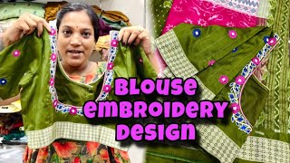 Theard Embroidery Blouse Vastram Boutiquelocation Kitt Square