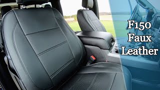 2015-2022 Ford F150 Waterproof Faux Leather Seat Covers | How To Install With Tips | F150 Seat Cover