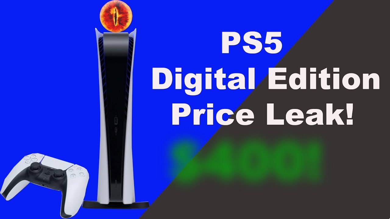 PS5 Digital PRICE It's shocking -