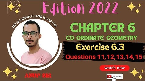 RD Sharma 2022 | Exercise 6.3 Q11 to Q15 class 10 | CBSE | RD Sharma class 10 maths | Anup sir maths