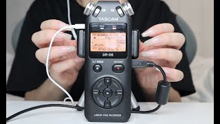 ASMR Tapping & Scratching Tascam (No Talking)