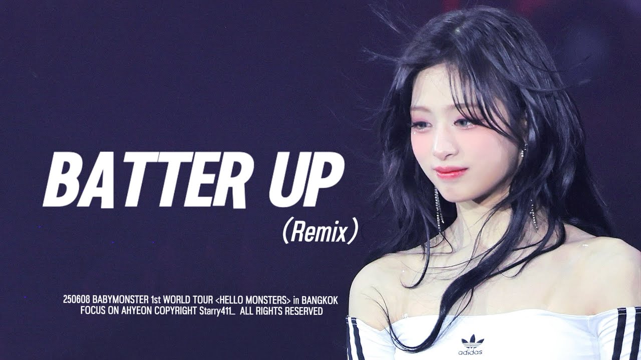 250608 BABYMONSTER 1st WORLD TOUR in BANGKOK 베이비몬스터 AHYEON 아현 ‘BATTER UP’ remix Encore FANCAM 직캠