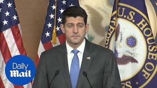 Paul Ryan will leave Congress at the end of his term - Daily Mail