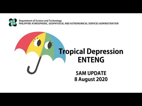 Press Briefing: Tropical Depression "#EntengPH" Saturday, 5 AM August 08, 2020