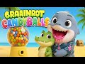 🍭 BRAINROT Candy Balls 🩵💙💛| Kids Rhyme TUNG TUNG SAHOOR!
