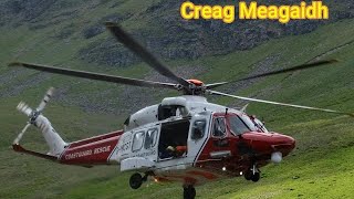 Close encounters with HM Coastguard.......Very close: Creag Meagaidh