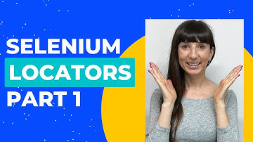 Selenium Tutorial - Locators in Selenium WebDriver Part 1