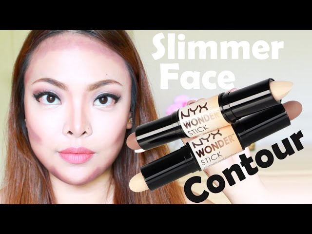My Face Slimming Contour Routine - NYX Wonder Stick Demo & Review