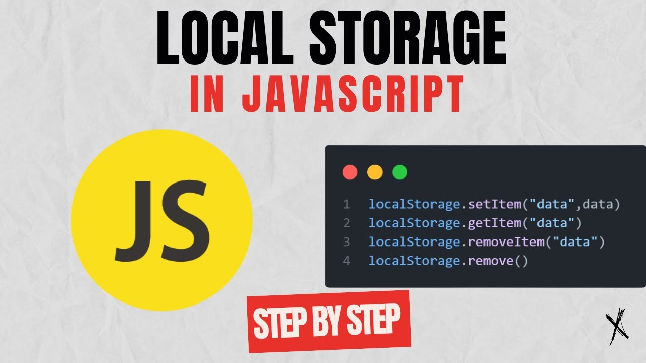 Local Storage in JavaScript Explained Step by Step - YouTube