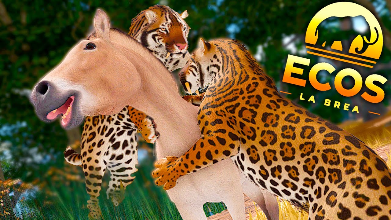 O Maior ATAQUE de SMILODON, Manada GIGANTESCA de CAVALOS OCIDENTAIS! - Ecos: La Brea ROBLOX (PT-BR)