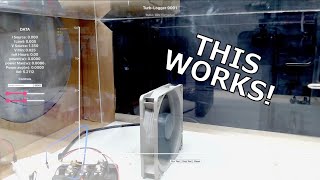 How much power does a Noctua PC fan generate?