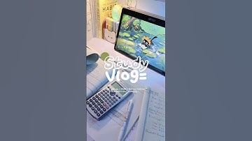 ASMR Study With Me | Aesthetic Study Vlog #aesthetic #study #studyvlog #studywithme