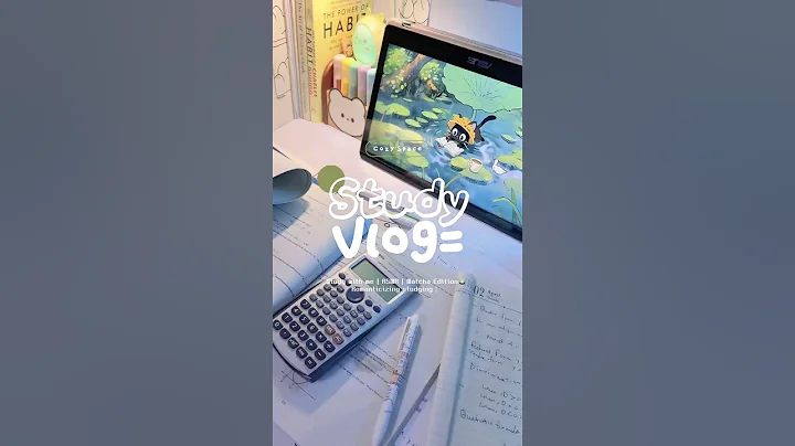 ASMR Study With Me | Aesthetic Study Vlog #aesthetic #study #studyvlog #studywithme