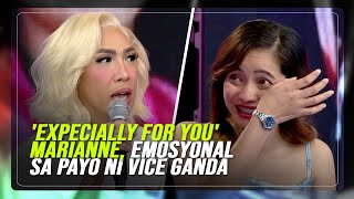 'EXpecially For You' Marianne, emosyonal sa payo ni Vice Ganda | ABSCBN News