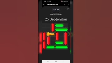 Hamster kombat 25 September mini puzzle game solve 💎 #game #puzzle