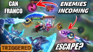WHEN FRANCO IS TRIGGERED, RUN FOR YOUR LIFE! 🔥 | WOLF XOTIC FRANCO |  MYTHICAL GLORY RANK | MLBB screenshot 1