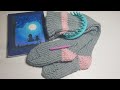 Tuto facile chaussettes tricotin toutes tailles  loom knit sock all sizes