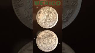 Mexico 20 Centavos 1940. #shorts #coinnotesz #viral