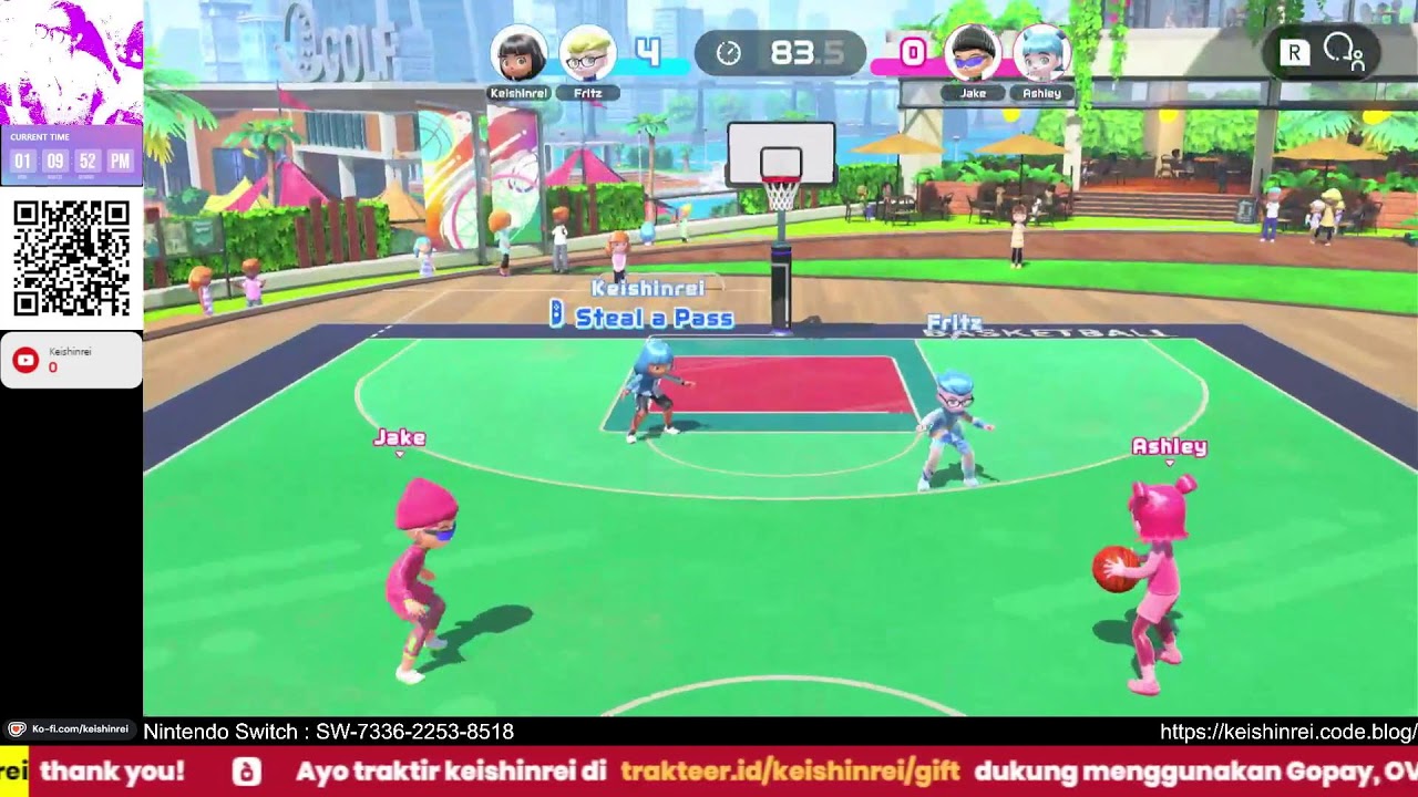 20260712 - Nintendo Switch Sports (Basketball) - YouTube