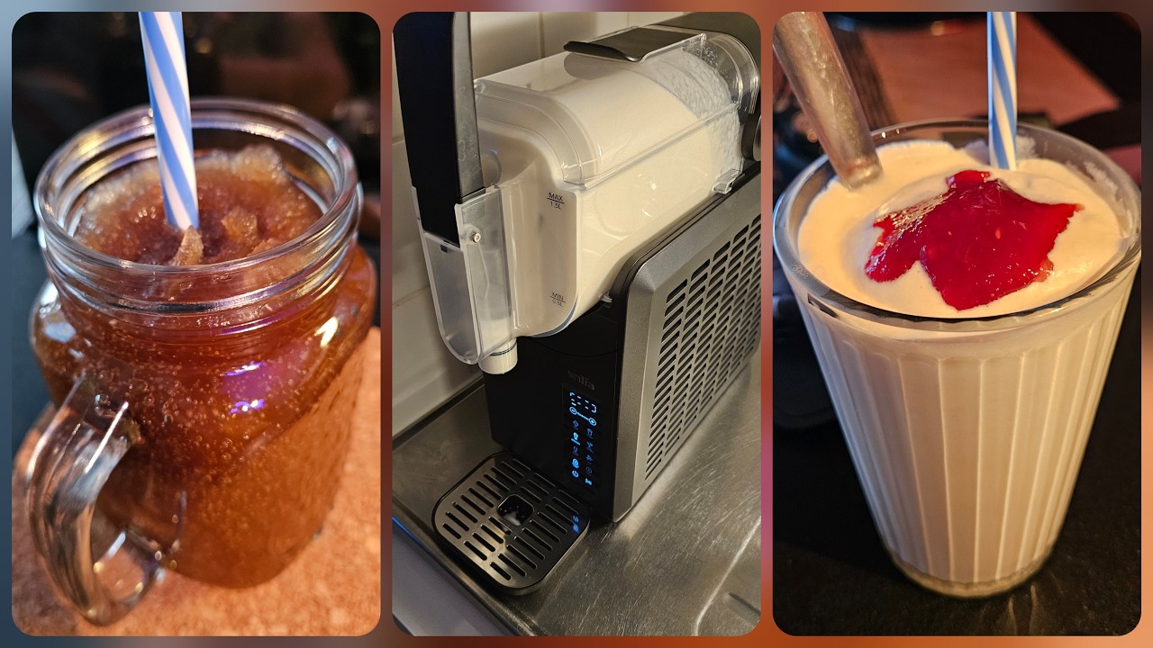 Wilfa ICY TC2000 jäähilekone. Pirtelöö ja slushi juomia.