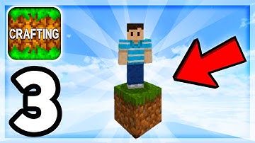 Crafting and Building - ONE BLOCK SKYBLOCK - Gameplay Part 3