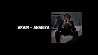 𝐀𝐫𝐚𝐛𝐢 - 𝐀𝐧𝐚𝐧𝐢𝐲𝐚 (𝐬𝐥𝐨𝐰𝐞𝐝 & 𝐫𝐞𝐯𝐞𝐫𝐛 ) 𝐄𝐝𝐢𝐭 𝐁𝐲 𝐢𝐇𝐨𝐨