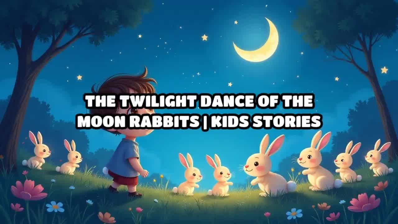 The Twilight Dance of the Moon Rabbits | Kids Stories