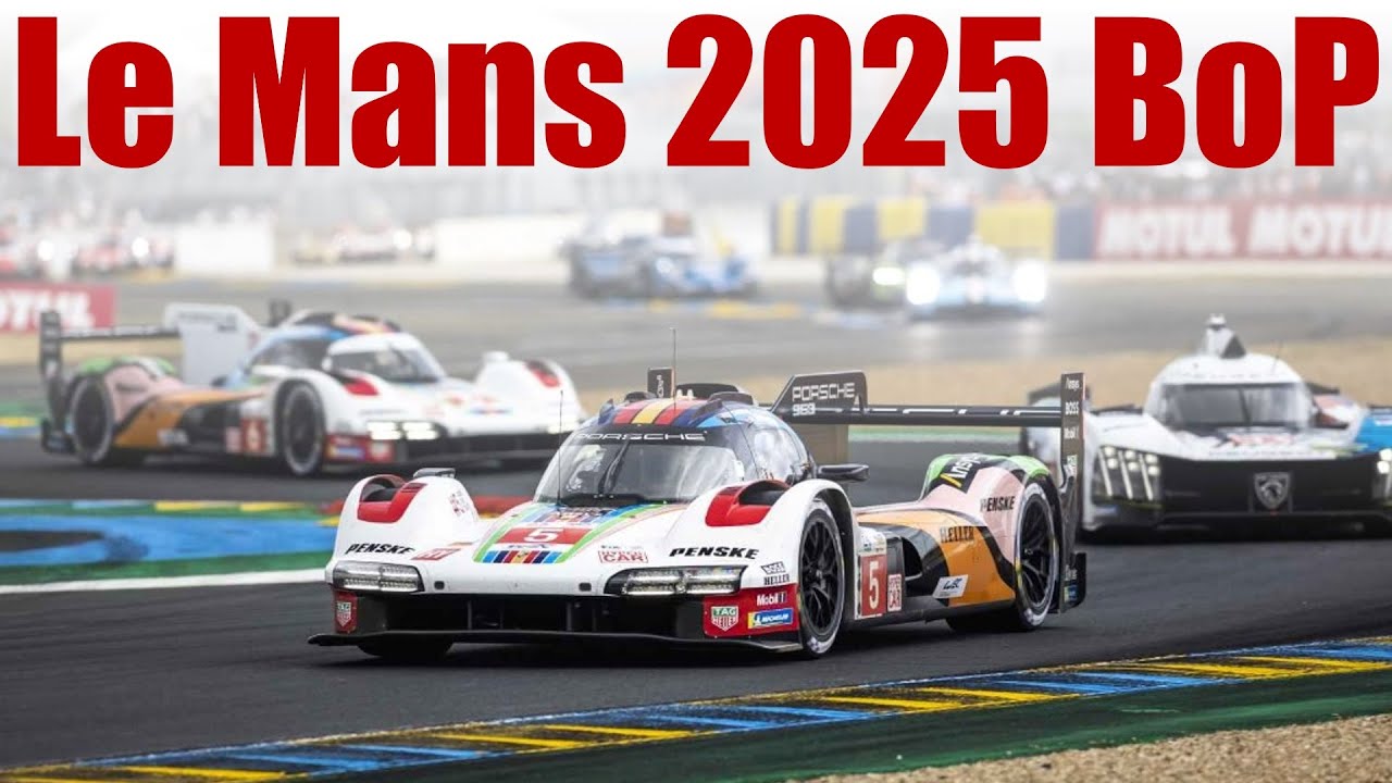 WEC 2025 - 24h Le Mans - BoP EXPLAINED