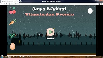 Game Edukasi Construct 2 - Drag and drop vitamin dan protein