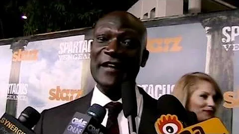 Spartacus Red Carpet: Peter Mensah (Oenomaus)