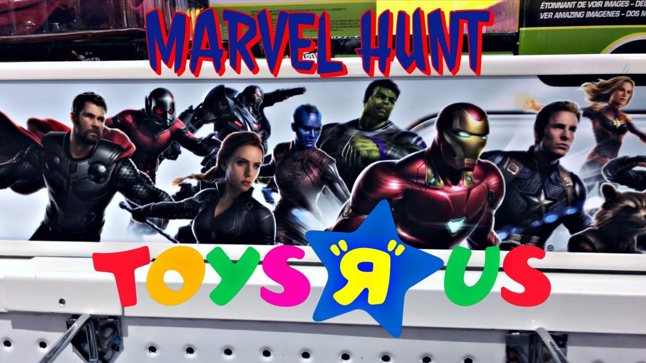 I went on a Marvel Toy Hunt at TOYS R US!