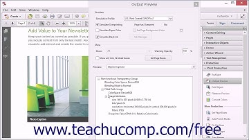 Using the Object Inspector - Adobe Acrobat XI Training Tutorial Course