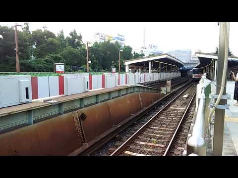 東京メトロ丸ノ内線  東京メトロ02系 02-640F 6両編成  池袋行  四ツ谷駅 2番線を入線·到着·発車